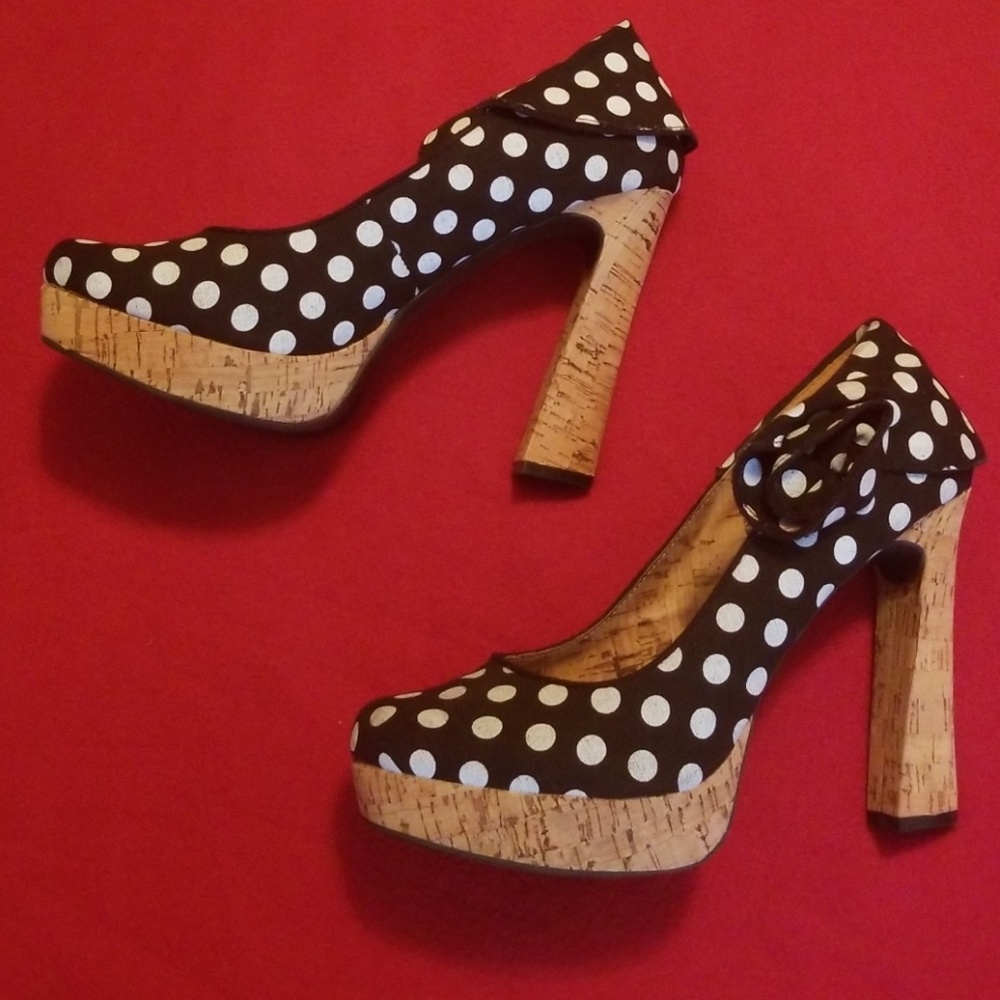 Polka dot shoes